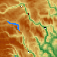 Nearby Forecast Locations - Nesbyen - Kaart