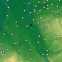Nearby Forecast Locations - Düsseldorf - Kaart