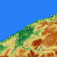 Nearby Forecast Locations - Bartın - Kaart