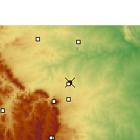 Nearby Forecast Locations - Hoedspruit - Kaart