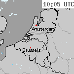 Radarbeelden van Nederland 11:35 UTC