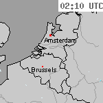 Radarbeelden van Nederland 03:40 UTC