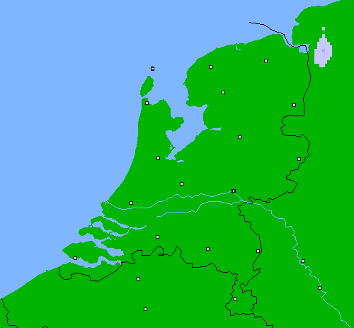Neerslag (24 uur) Nederland