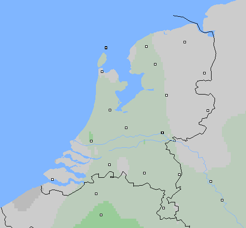 Bewolking Nederland