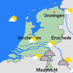 Actueel weer Nederland